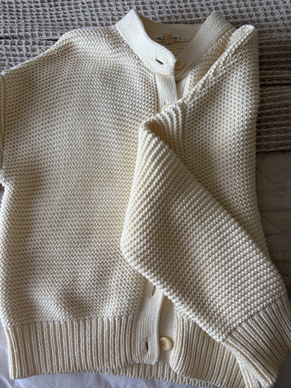 Alex Mill Nico Cardigan - Ivory - Picture 3 of 5